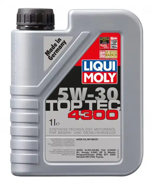 Motorový olej Liqui Moly Top Tec 4300 5W-30, 1L Cenový Hit