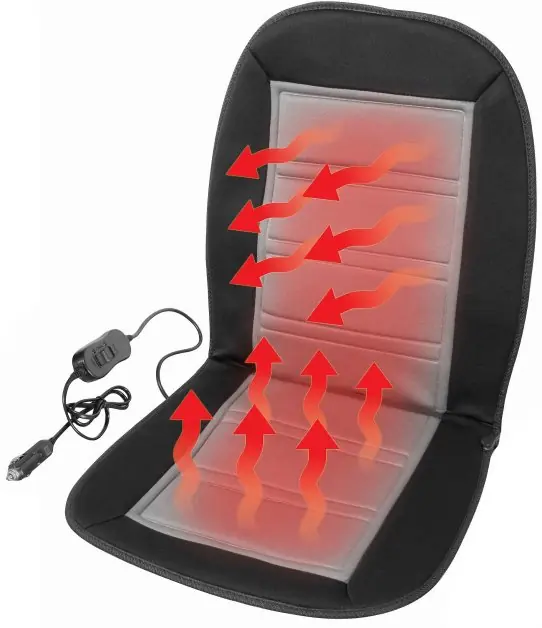 Vrácení Zdarma Compass potah sedadla vyhřívaný s termostatem 12v ladder šedý