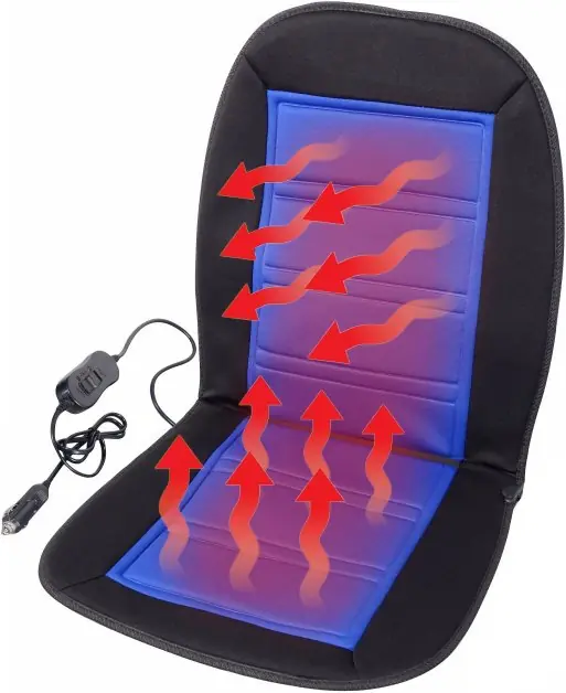 Compass potah sedadla vyhřívaný s termostatem 12v ladder modrý Cenová Bomba