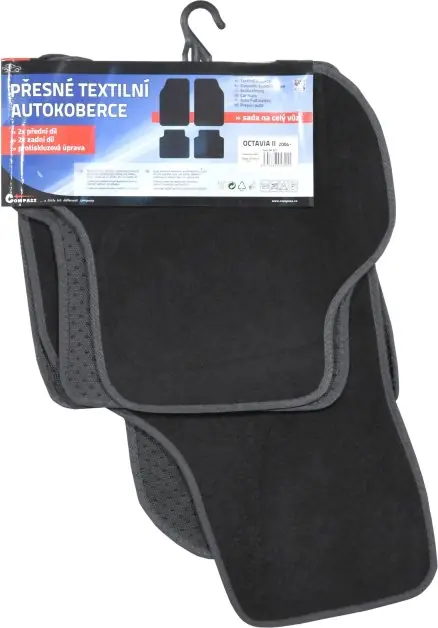 Expresní Doručení Compass koberce textilní 4ks OCTAVIA II 2004-