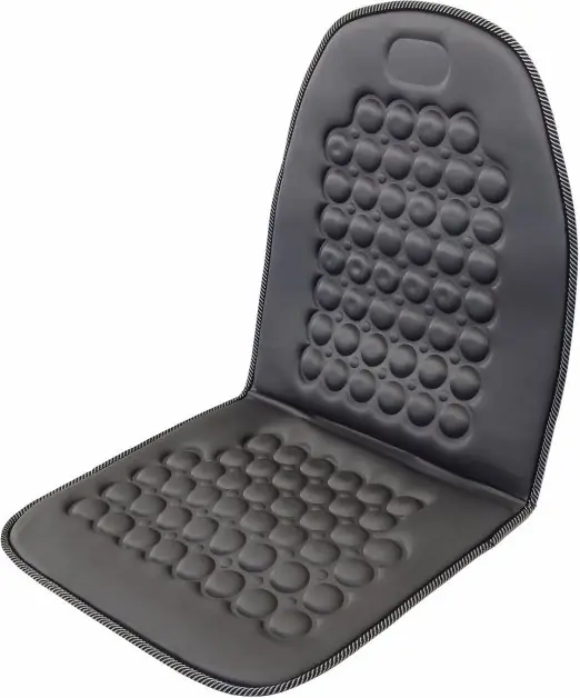 Přímo Od Výrobce Potah sedadla masážní s magnety šedý Compass