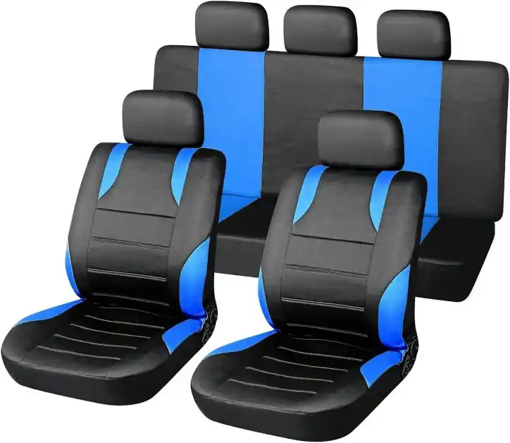 Oblíbený Potahy sedadel sada 9ks SPORT modré AIRBAG Compass
