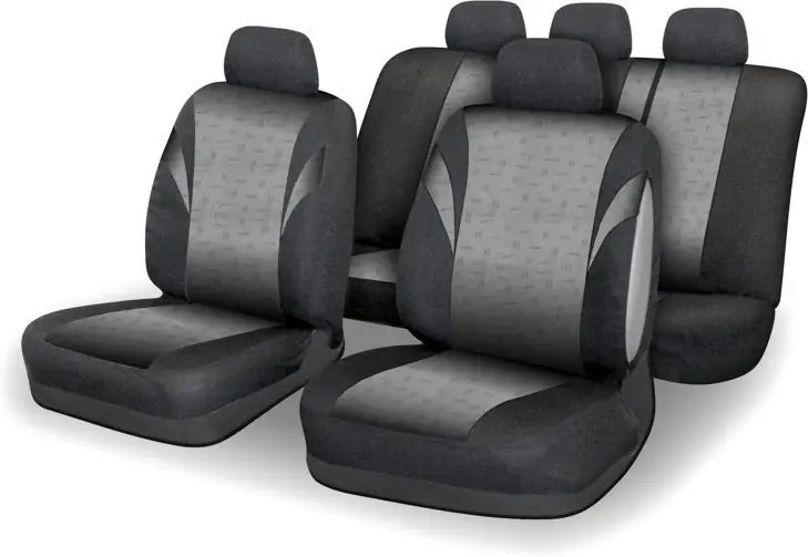 Potahy sedadel sada 9ks POLY šedé AIRBAG Compass Originální