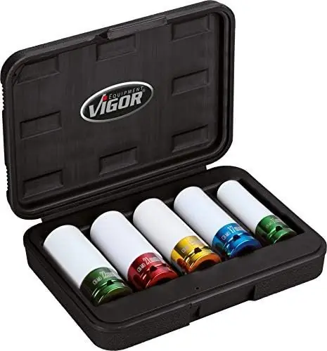 Nástavece VIGOR 1/2 inch / 12.5 mm Impact socket set V2257 Rychlé Dodání