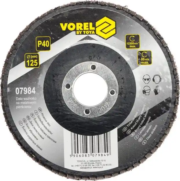 Vorel kotouč brusný lamelový 125 mm p120 TO-07988 Vrácení Zdarma