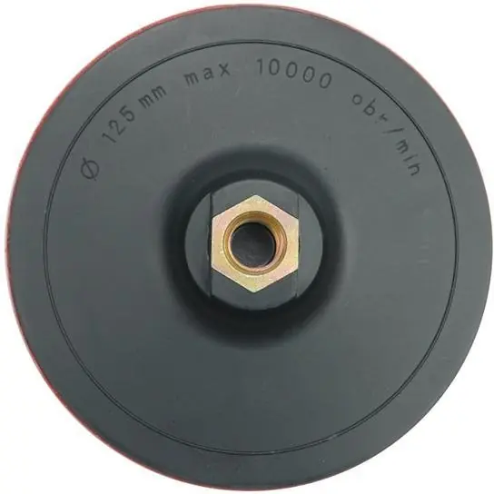 Vorel talíř leštící/brousící m14 x 125 mm suchý zip TO-08315 Ověřený