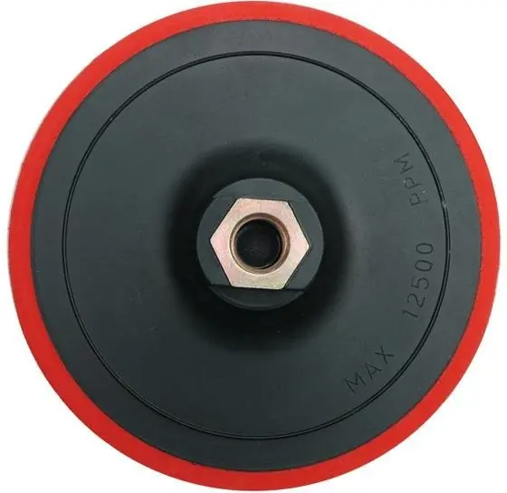 Vorel talíř leštící/brousící m14 x 125 mm suchý zip TO-08318 Vysoce Kvalitní
