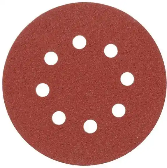 Vorel brusný papír 125 mm p60 s otvory 5 ks suchý zip TO-08576 Top Prodej