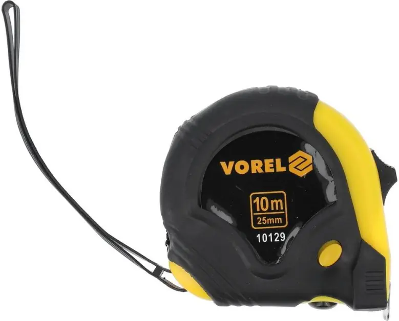 Akční Nabídka Vorel metr svinovací 10 m x 25 mm žluto - černý TO-10129