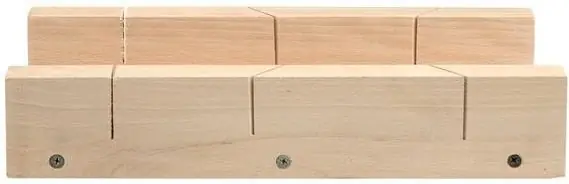 Vorel přípravek na řezání úhlů 450 x 110 mm dřevěný TO-29220 Nová Kolekce