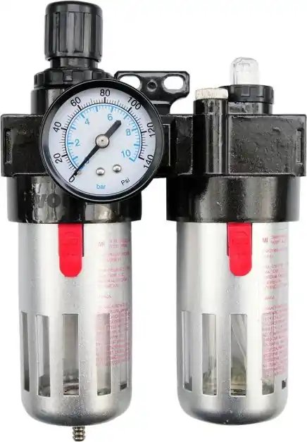 Vorel regulátor tlaku vzduchu 1/2", 0-1mpa, s filtrem a přimazáváním TO-81556 Originální