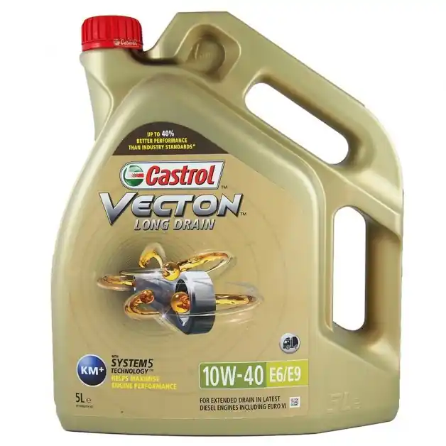 Motorový olej Castrol VECTON Long Drain E6/E9 10W-40, 5L Objednat Nyní