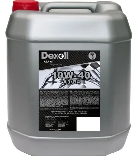 Motorový olej Dexoll A3/B4 10W-40, 10L Finální Výprodej