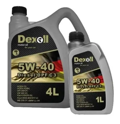 Motorový olej Dexoll Diesel DPF C3 5W-40, 4L Značkový