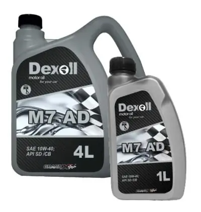 Motorový olej Dexoll M7 AD 10W-40, 4L Originální
