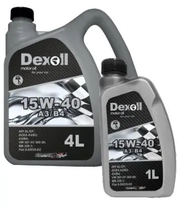 Motorový olej Dexoll A3/B4 15W-40, 4L Rychlé Dodání
