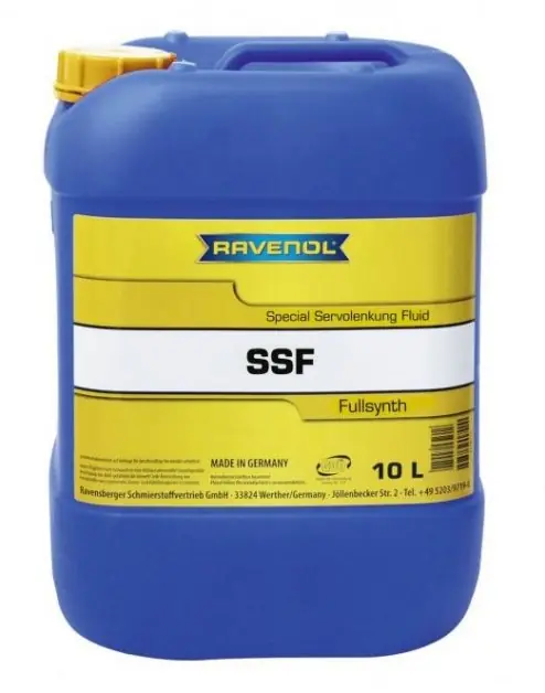 Hydraulický olej Ravenol SSF Spec. Servolenkung Fluid, 10L Výhodná Nabídka