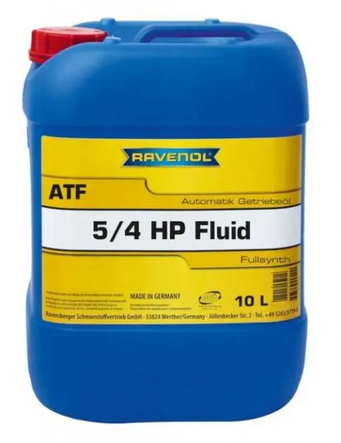 Aktuální Převodový olej Ravenol ATF 5/4 HP Fluid, 10L