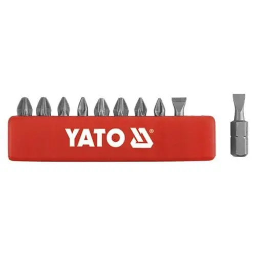 Hit Sezóny Yato Sada bitů 1/4" 25 mm NON-SLIP 10 ks