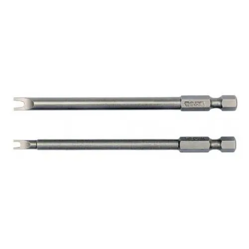 Výprodej Yato Sada bitů 1/4" 2 ks profil L=100 mm 6, 10