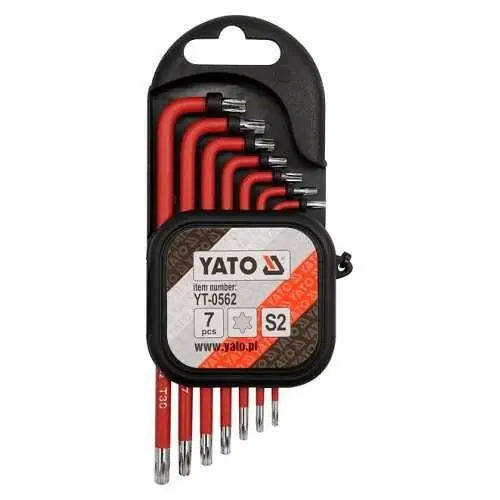 Yato Sada klíčů TORX s otvorem 7 ks Pouze Dnes