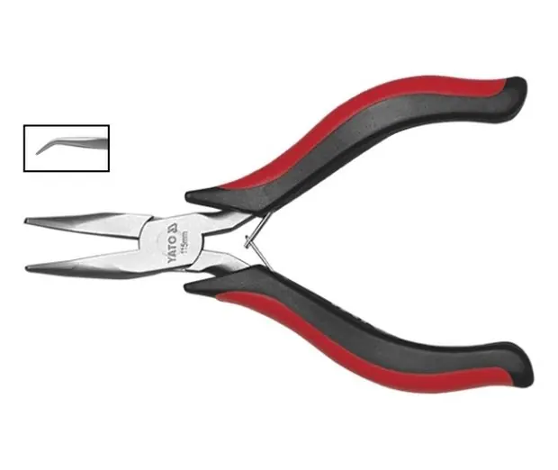 Yato Kleště prodloužené ohnuté 115 mm mini Sezónní Sleva