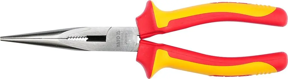 Yato Kleště prodloužené rovné 200mm VDE (1000V) Přímo Od Výrobce