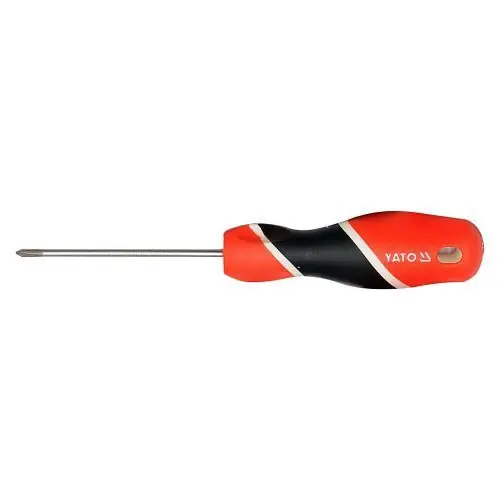 Yato Šroubovák křížový PH0 x 75 mm magnetický S2 Nová Kolekce