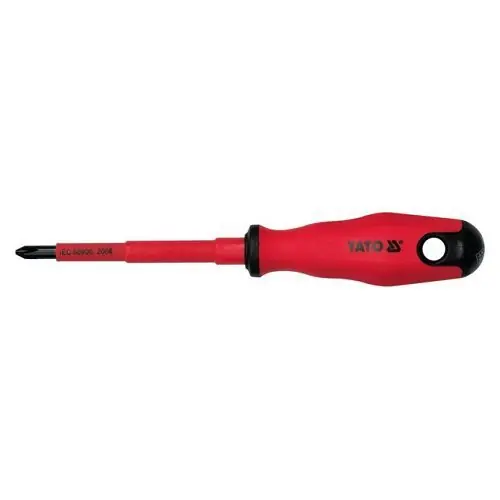 Yato Šroubovák křížový PH0 x 60 mm izolovaný 1kV Odeslání Ihned