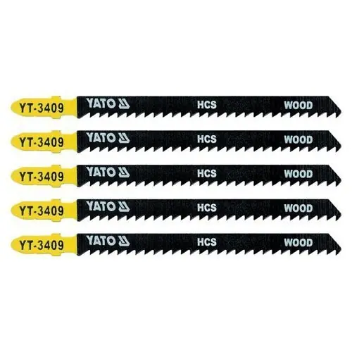 Akční Nabídka Yato List pilový do přímočaré pily 115 mm na dřevo TPI8 5 ks