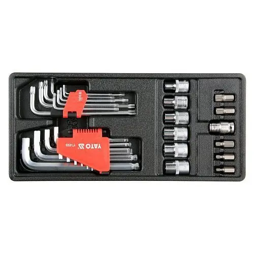 Yato Vložka do zásuvky - sada imbus, torx, bity 31ks Omezená Nabídka