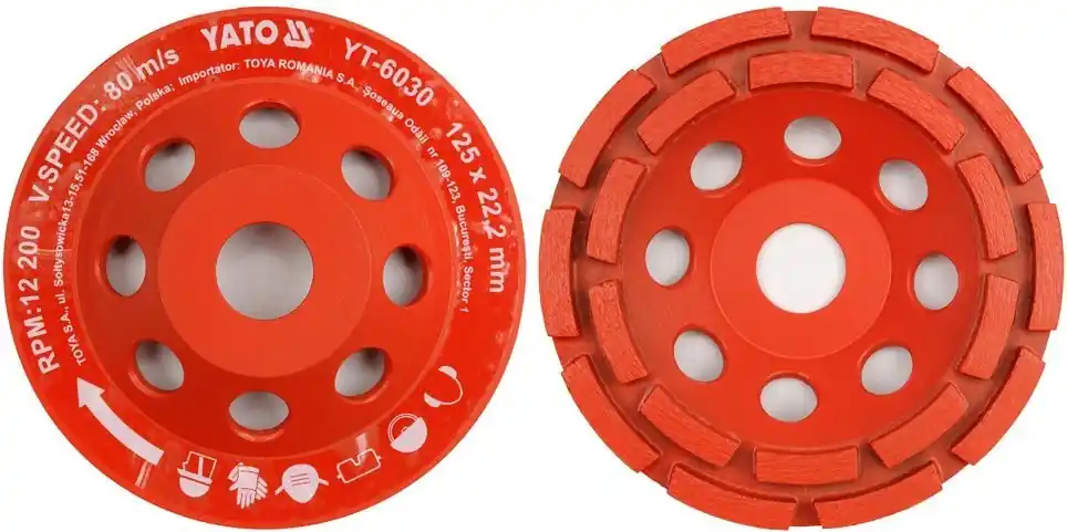 Yato Kotouč diamantový 125 x 22,2 mm brusný Odeslání Ihned