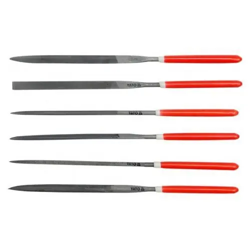 Yato Sada pilníků jehlových 3 x 140 mm 6 ks Finální Výprodej