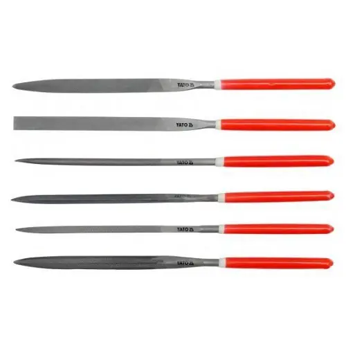 Yato Sada pilníků jehlových 4 x 160 mm 6 ks Nová Kolekce