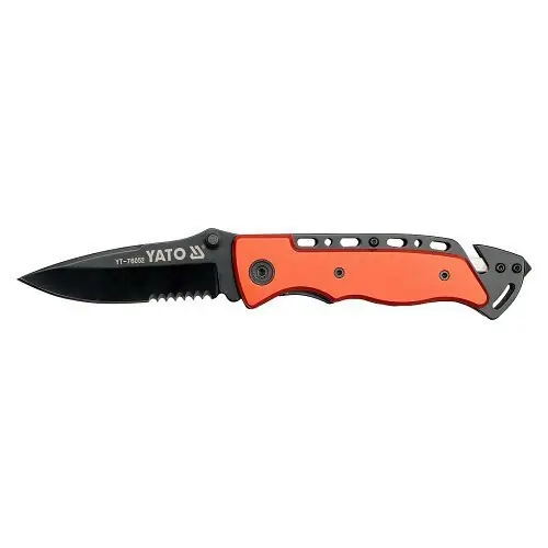 Yato Nůž kapesní s pojistkou čepel Drop Point Originální