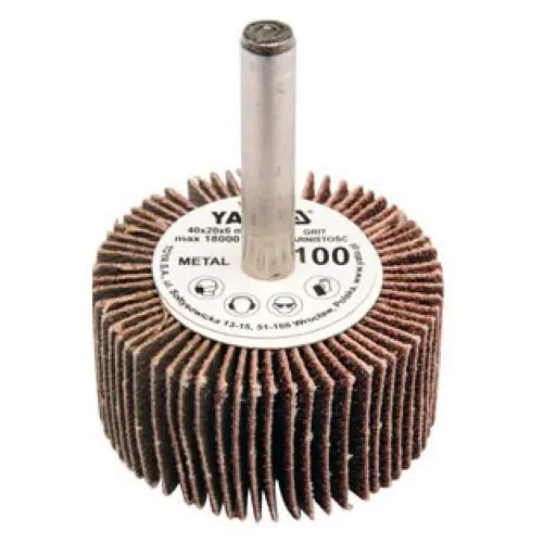Časově Omezené Yato Kotouč lamelový radiální 40x20 P-100 s hřídelí 6 mm