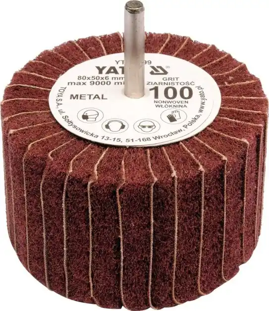 Pouze Dnes Yato Kotouč lamelový radiální 80x50 P-200 s hřídelí 6 mm