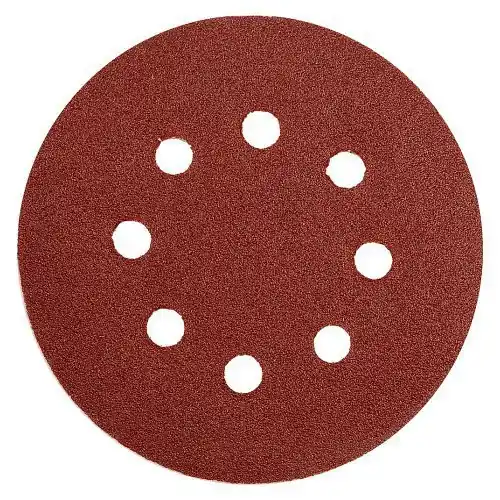 Yato Brusný papír 125 mm P80 s otvory 5 ks suchý zip Nízká Cena
