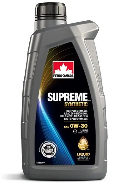 Nová Kolekce Motorový olej Petro-Canada Supreme Synthetic 0W-30, 1L