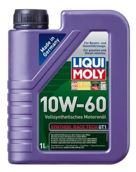 Motorový olej Liqui Moly Synthoil Race Tech GT1 10W-60, 1L Akční Nabídka