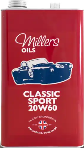 Motorový olej Millers Oils Classic Sport 20W-60, 5L Jen Po Omezenou Doba