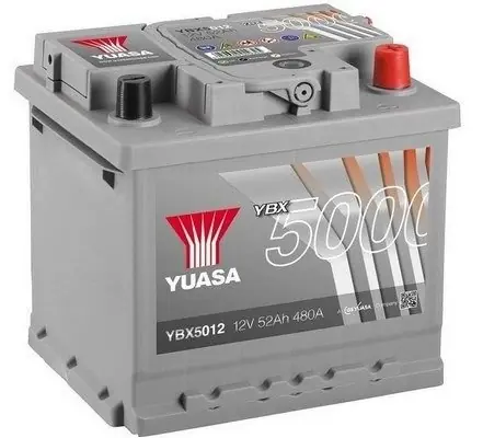 Vrácení Zdarma Autobaterie Yuasa YBX5000 Silver High Performance SMF 12V, 54Ah, 500A, YBX5012