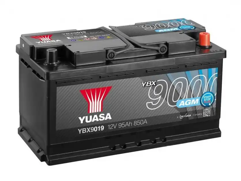 Novinka Autobaterie Yuasa YBX9000 AGM 12V, 95Ah, 850A, YBX9019