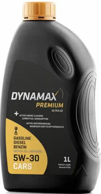 Motorový olej Dynamax Premium Ultra C2 5W-30, 1L Ověřený
