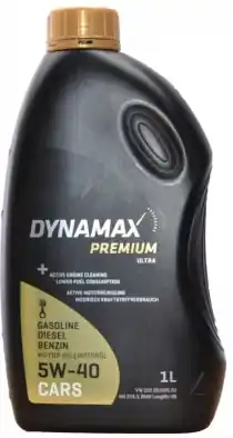 Motorový olej Dynamax Premium Ultra 5W-40, 1L Nová Kolekce
