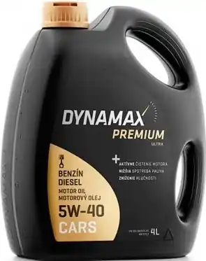 Rychlé Dodání Motorový olej Dynamax Premium Ultra 5W-40, 4L