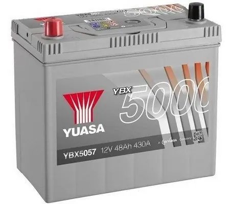 Autobaterie Yuasa YBX5000 Silver High Performance SMF 12V, 50Ah, 450A, YBX5057 Expresní Doručení