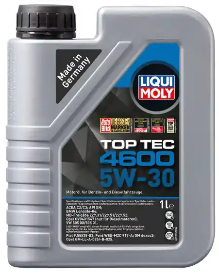 Motorový olej Liqui Moly Top Tec 4600 5W-30, 1L Pouze Dnes