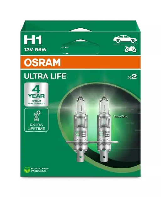 Přímo Od Výrobce Žárovka Osram H1, Ultra Life 64150ULT-2HB