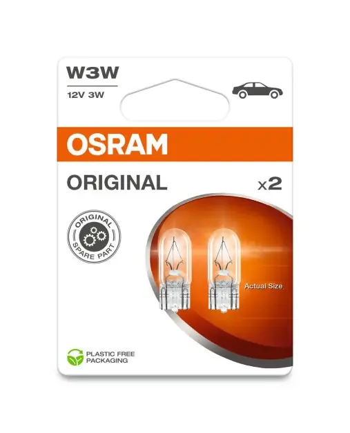 Super Cena Žárovka Osram W3W, Original 2821-2BL